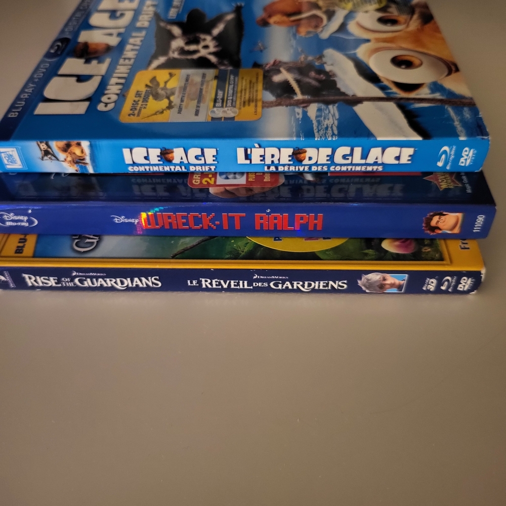 Blu-Ray + DvD - Disney - Dreamworks